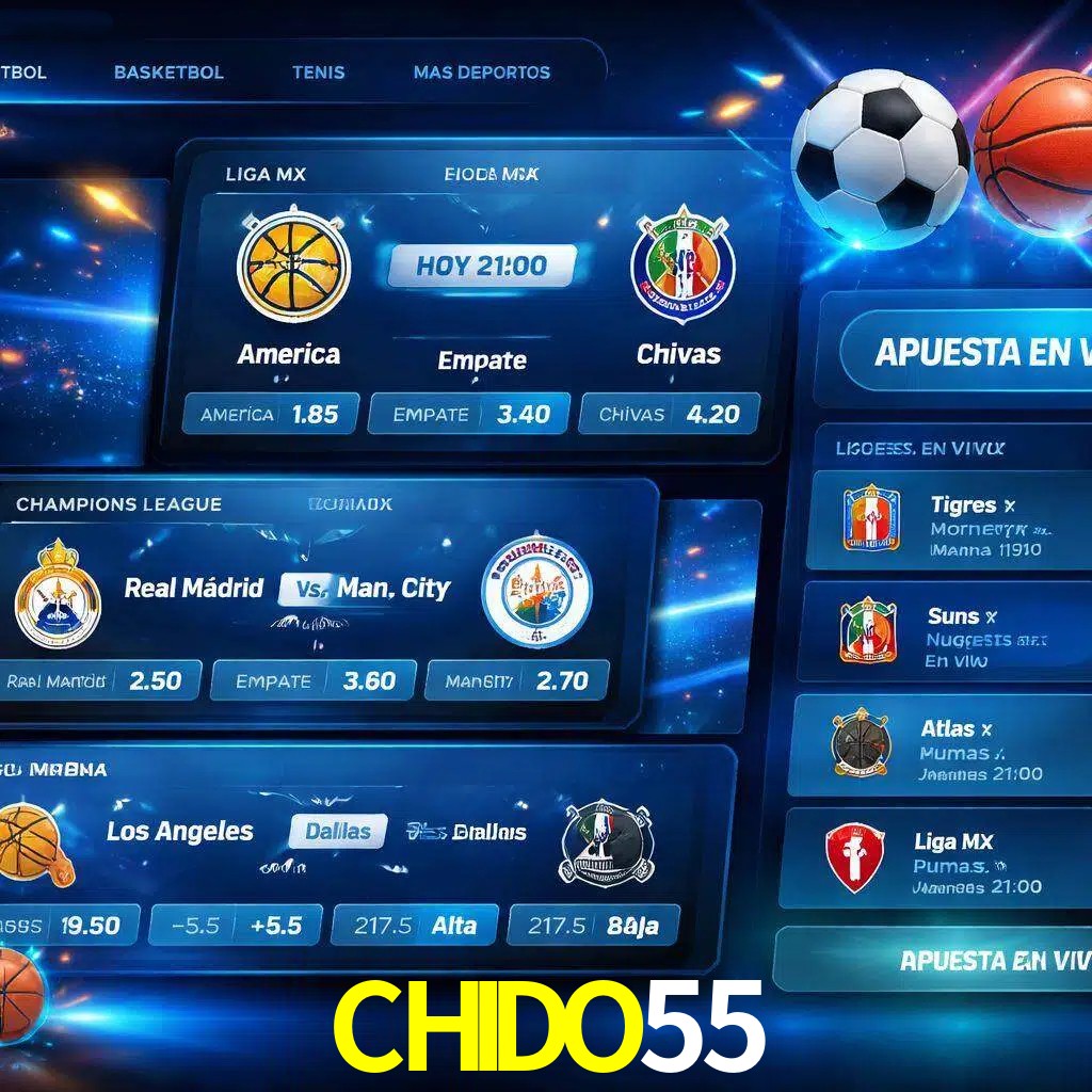 Mercados de apuestas deportivas CHIDO55 para jugadores en México